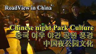 Chinese night Park Culture in China