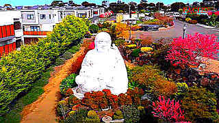 Aerial View of Quang Minh Buddhist Temple – Braybrook, Australia