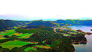 São Miguel Island from Above – Azores