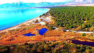 Schinias National Park, Greece – Aerial Drone Video