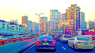 Driving in Shanghai – Yan’an Elevated Road, Inner Ring Road