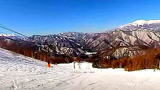 Skiing at Nomugi Pass – Gifu, Japan