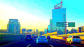 Driving in Pudong, Shanghai – Morning and Evening