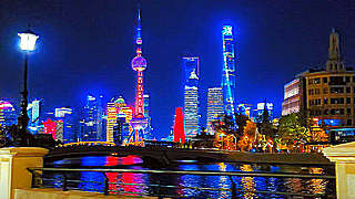 The Night of Shanghai Mother River