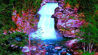 Double Drop Waterfall – Evanger, Norway