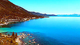 Amazing Lake Tahoe, US – Aerial View