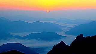 Sunrise – Munjangdae Peak, Songnisan, South Korea