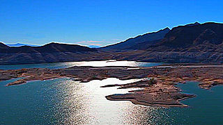Lake Mead on the Colorado River, US