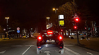 Night Driving in Hamburg