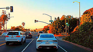 Driving in Orange County – Southern California, US