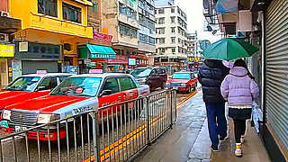 Walk in Kowloon City, Hong Kong – Nga Tsin Wai Road