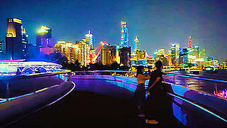 East Bank of Shanghai Huanghpu River – Night Cinematic Walk