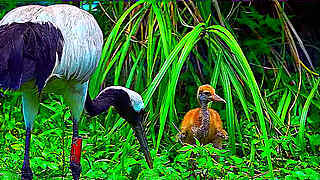 Red-crowned Crane – Natural Bird Sound