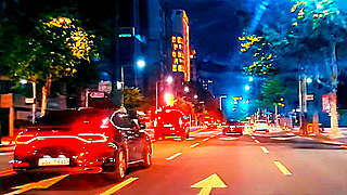 Driving from Express Bus Terminal, Seoul