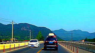 Driving in the Suburban Countryside of Hangzhou