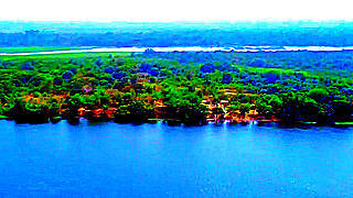 Lake Volta, Ghana – Aerial View with Relaxing Music