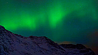 Aurora Borealis in northern Norway with Relaxing Music