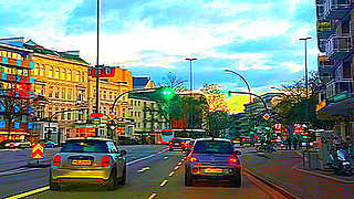 Driving in Hamburg – Eppendorf to Altona