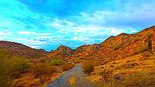 Drive in Casa Grande Mountains – Arizona, USA