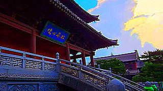 Walk in Datong City, China – Huayan Temple