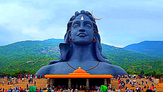 Trip to the Adiyogi Shiva Statue – Karnataka, India