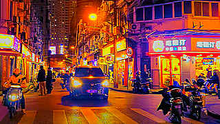 Walk in Shanghai – Huangpu Old Streets at Night