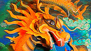 Cleaning of Dragon Images in Honor of the Year of the Dragon
