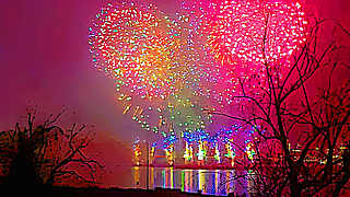 Fireworks Show during the Spring Festival – Nanchang, China