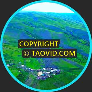 Aerial View of Kvardal Village, Dagestan